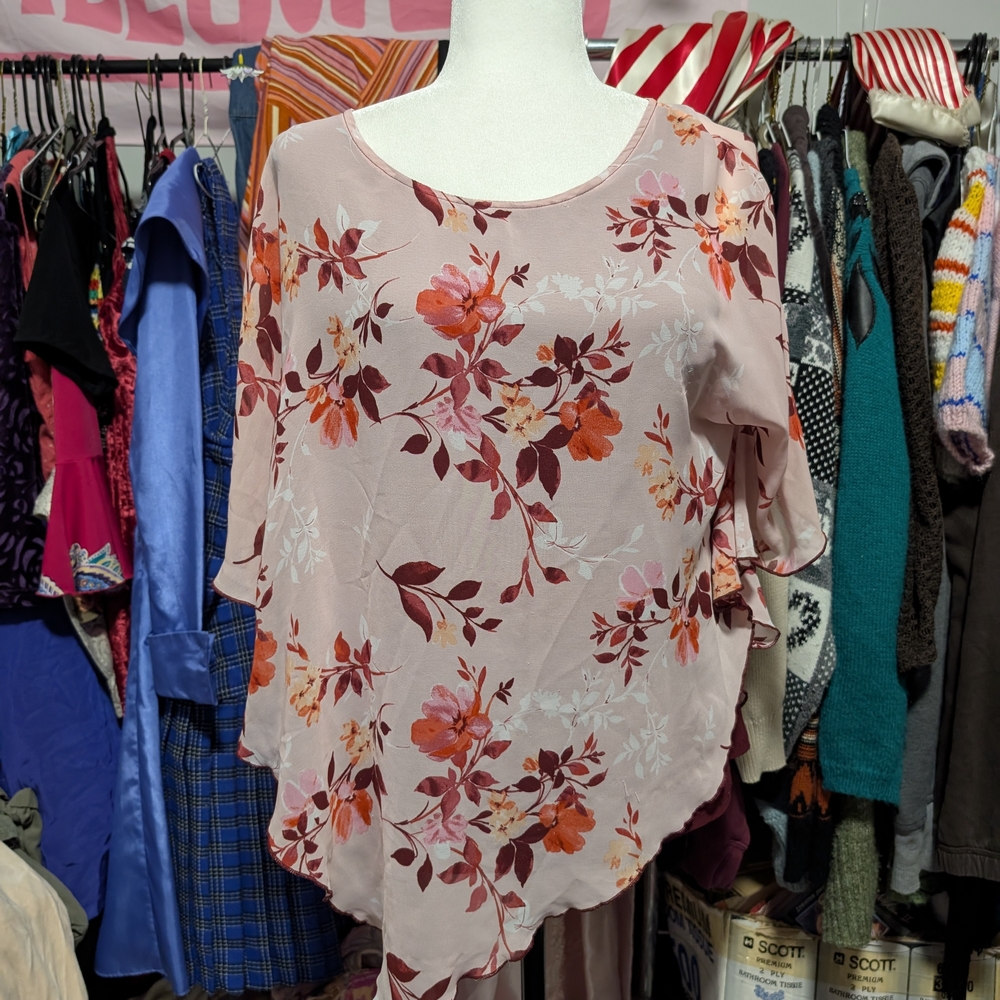 Floral Pink Women's Top